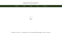 Desktop Screenshot of kristincanty.com
