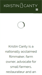 Mobile Screenshot of kristincanty.com