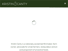 Tablet Screenshot of kristincanty.com